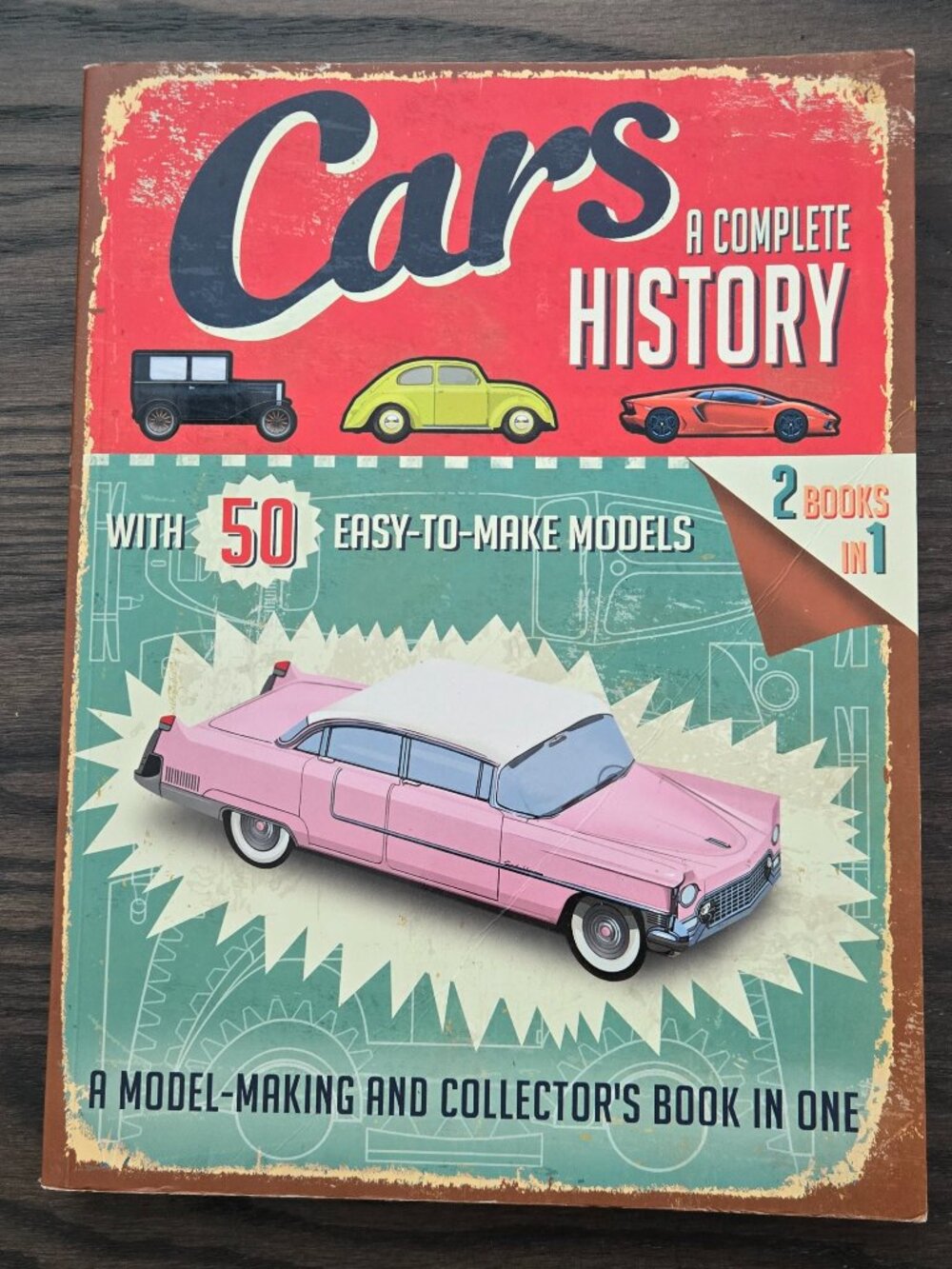 Cars: A Complete History Book – 50 Press-Out Car Models
